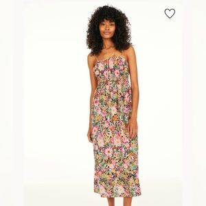 H&m Smocked Cotton Dress in M.